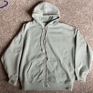 Brandy Melville green christy hoodie